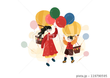 Mothers Day Illustration Pack 119790595