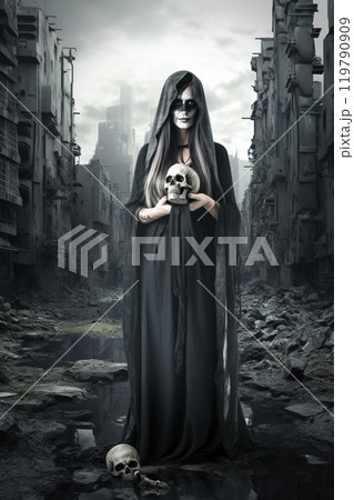 Halloween mystery concept, Generative AI 119790909