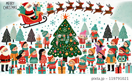 サンタと子どもたちのクリスマスワンダーランド サンタと子どもたちのクリスマスワンダーランド 119791021