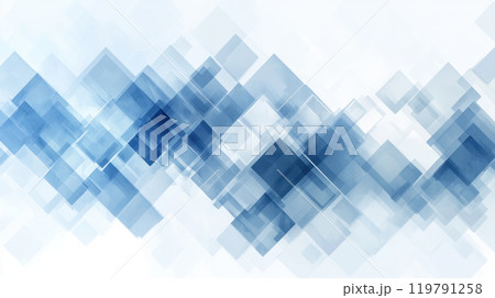 Abstract blue and white geometric background with overlapping squares, creating modern and dynamic visual effect. Ideal for design projects and presentations Abstract blue and white geometric background with overlapping squares, creating modern and dynamic visual effect. Ideal for design projects and presentations 119791258