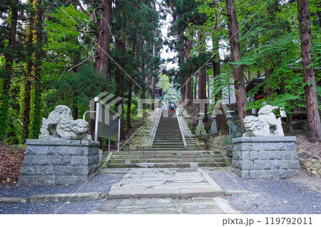 狛犬とお御坂 119792011