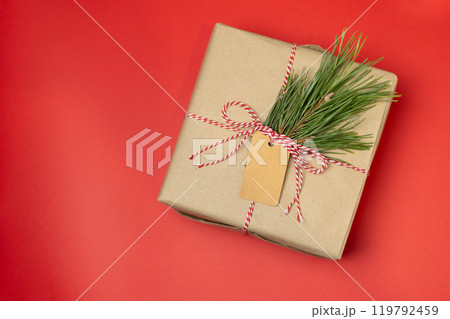 gift box with a red bow gift box with a red bow 119792459