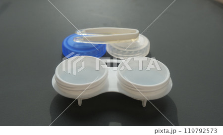 Contact Lens Cleaning Kit: Storage and Application 119792573