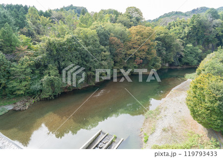 山田大橋から見た秋川(東京都あきる野市) 山田大橋から見た秋川(東京都あきる野市) 119793433