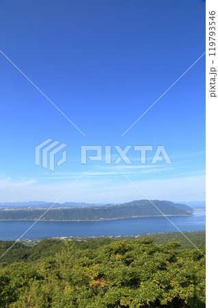 湯之平展望所から望む鹿児島湾・錦江湾 119793546