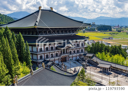 五重塔から清大寺の本殿を見下ろす② 119793590