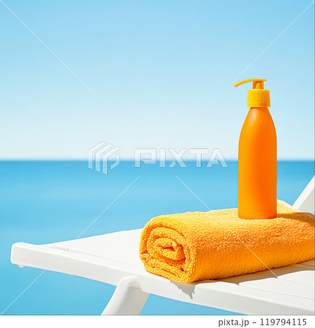 Bright Beach Essentials for Summer Relaxation Bright Beach Essentials for Summer Relaxation 119794115
