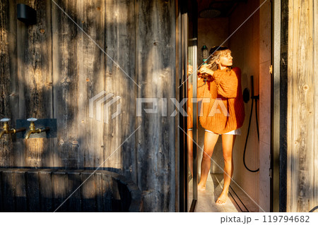 Warm Sunset Reflections Warm Sunset Reflections 119794682