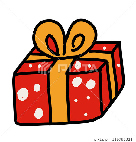 A gift for Christmas party A gift for Christmas party 119795321