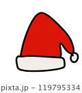 A hat of santa in Christmas  119795334