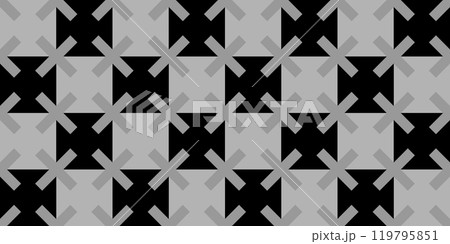 X cross geometric pattern. Simple subtle seamless black and white background. Vector illustration X cross geometric pattern. Simple subtle seamless black and white background. Vector illustration 119795851