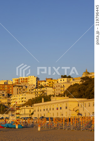 Beach in Rodi Garganico, Apulia, Italy 119796445