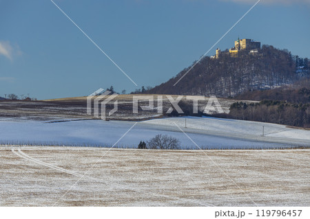Buchlov Castle in winter, Czech Republic Buchlov Castle in winter, Czech Republic 119796457