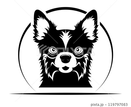 grooming pet cats and dogs logo for your business or company vector illustration 119797083