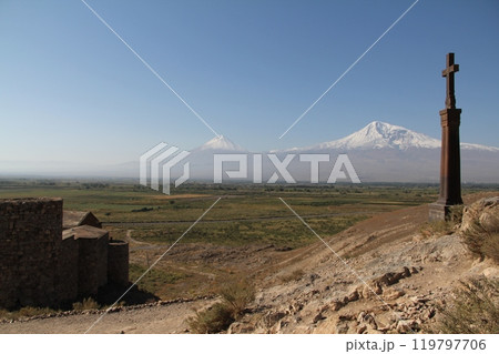 Khor Virap Monastery, An Armenian Apostolic Church With Stunning Views of Mount Ararat in Armenia 119797706