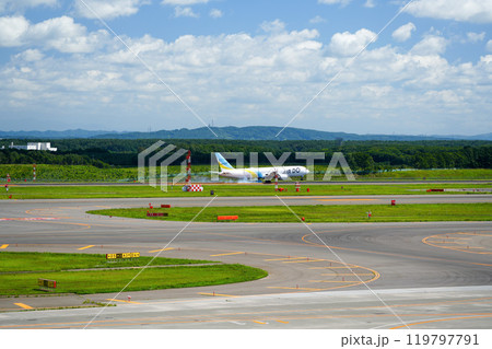 【新千歳空港】北海道の翼 AIR DO 着陸 【新千歳空港】北海道の翼 AIR DO 着陸 119797791