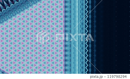 Abstract geometric pattern in blue pink color mosaic contemporary print art design illustration background. 119798294