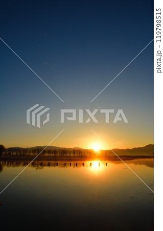 朝の福島潟(新潟県) 朝の福島潟(新潟県) 119798515