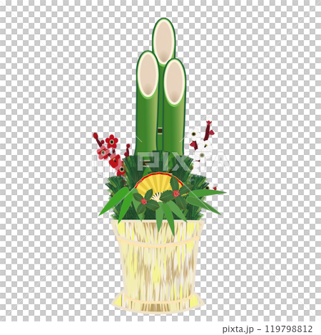 Kadomatsu的例證 119798812