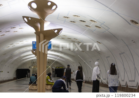Bodomzor is a station of the Tashkent Metro on Yunusobod Line in uzbekistan Bodomzor is a station of the Tashkent Metro on Yunusobod Line in uzbekistan 119800234