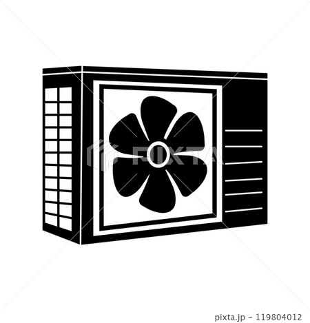 Outdoor air conditioner icon Outdoor air conditioner icon 119804012