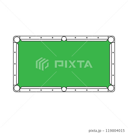 Billiard table icon 119804015