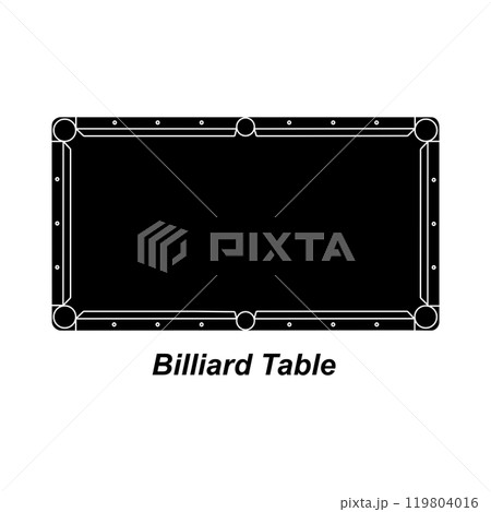 Billiard table icon 119804016