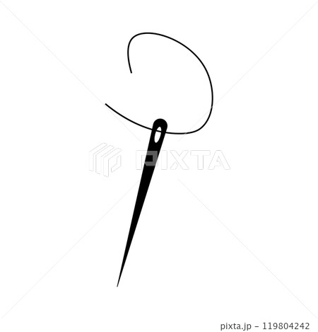 Sewing needle icon Sewing needle icon 119804242