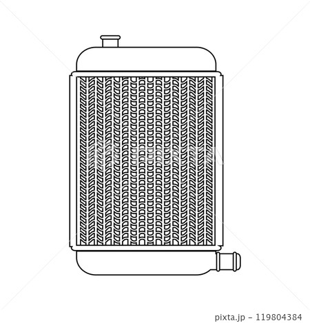 Radiator icon Radiator icon 119804384