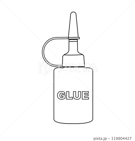 Glue icon. 119804427