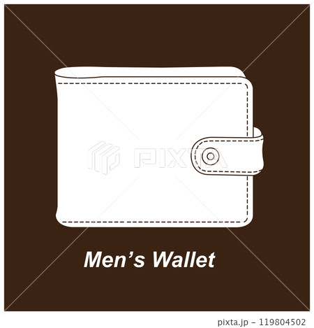 Men's wallet icon Men's wallet icon 119804502
