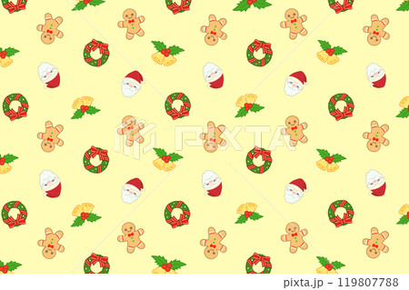 クリスマスラッピング柄② 119807788