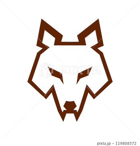 Wolf icon logo design Wolf icon logo design 119808572