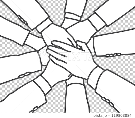 商人一起工作的形象 119808884