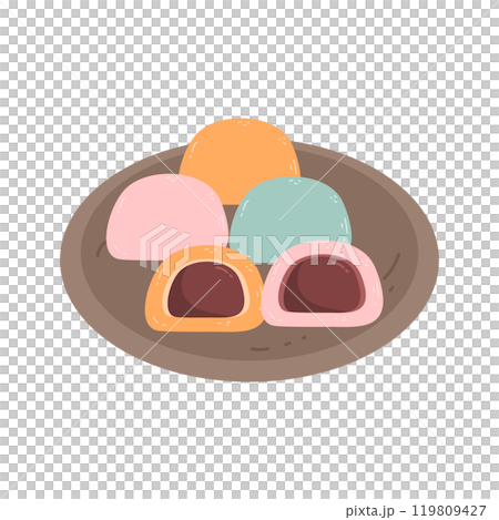 Mochi - japanese rice cake Mochi - japanese rice cake 119809427