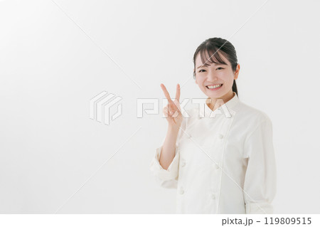 女性料理人のポートレート 女性料理人のポートレート 119809515