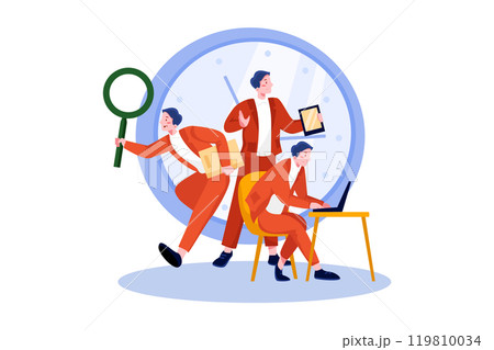 Multitasking Illustrations 119810034