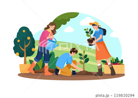 Planting Plants Planting Plants 119810294