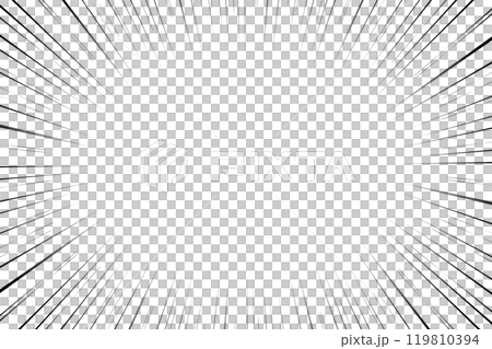 Simple cartoon style radial focus lines 119810394