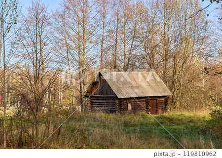 Abandoned Russian Bathhouse: A Glimpse of the Past 119810962