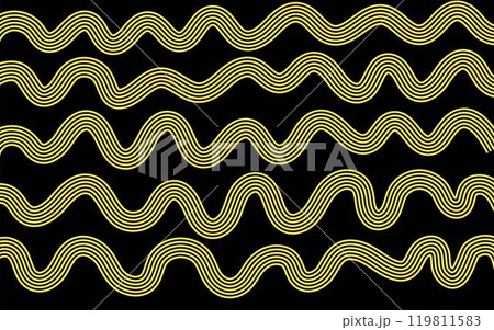 Noodle pattern poster 119811583