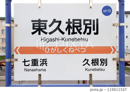 東久根別駅　ひがしくねべつ　Higashi-Kunebetsu sh10　道南いさりび鉄道 119811587