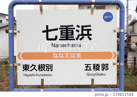 七重浜駅　ななえはま　Nanaehama　sh11　道南いさりび鉄道 119811588