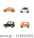 色んなかわいい自家用車4点セット 119812091
