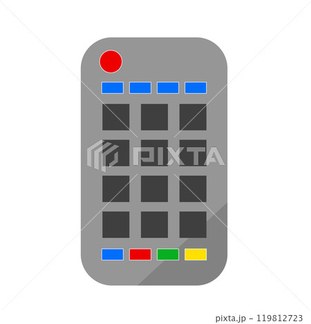 シンプルなリモコンのイラスト 119812723