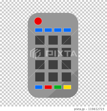 シンプルなリモコンのイラスト 119812723