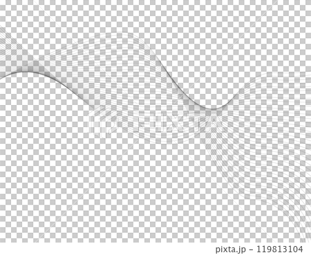 ウェーブ背景素材 テクノロジー 黒線 ウェーブ背景素材 テクノロジー 黒線 119813104