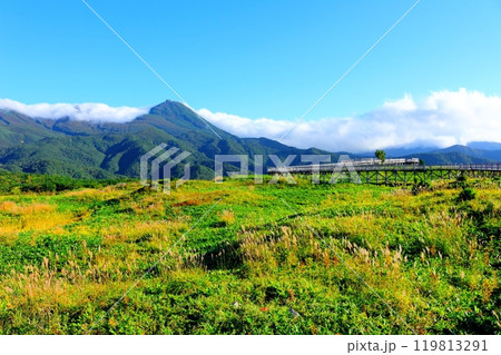 北海道紀行　　　9月下旬の知床五湖　　　紅葉の知床五湖 119813291