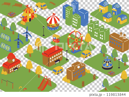 Cityscape Isometric Cityscape Isometric 119813844