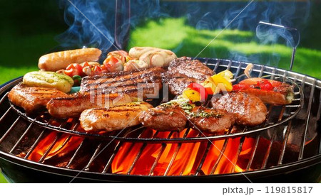 バーベキューのイメージ素材 image of barbecue 119815817